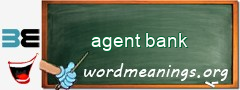 WordMeaning blackboard for agent bank